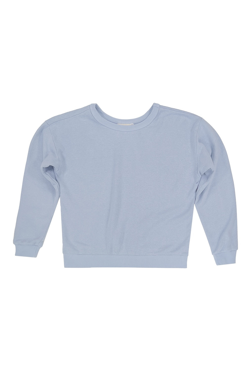 Crux Cropped Sweatshirt - Sale Colors | Jungmaven Hemp Clothing & Accessories / Color: Coastal Blue