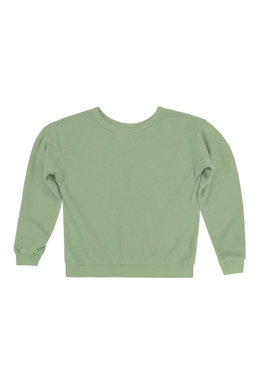 Crux Cropped Sweatshirt - Sale Colors | Jungmaven Hemp Clothing & Accessories / Color: Pistachio