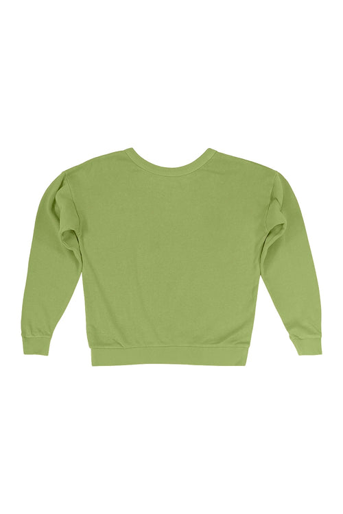 Crux Cropped Sweatshirt - Sale Colors | Jungmaven Hemp Clothing & Accessories / Color: Dark Matcha