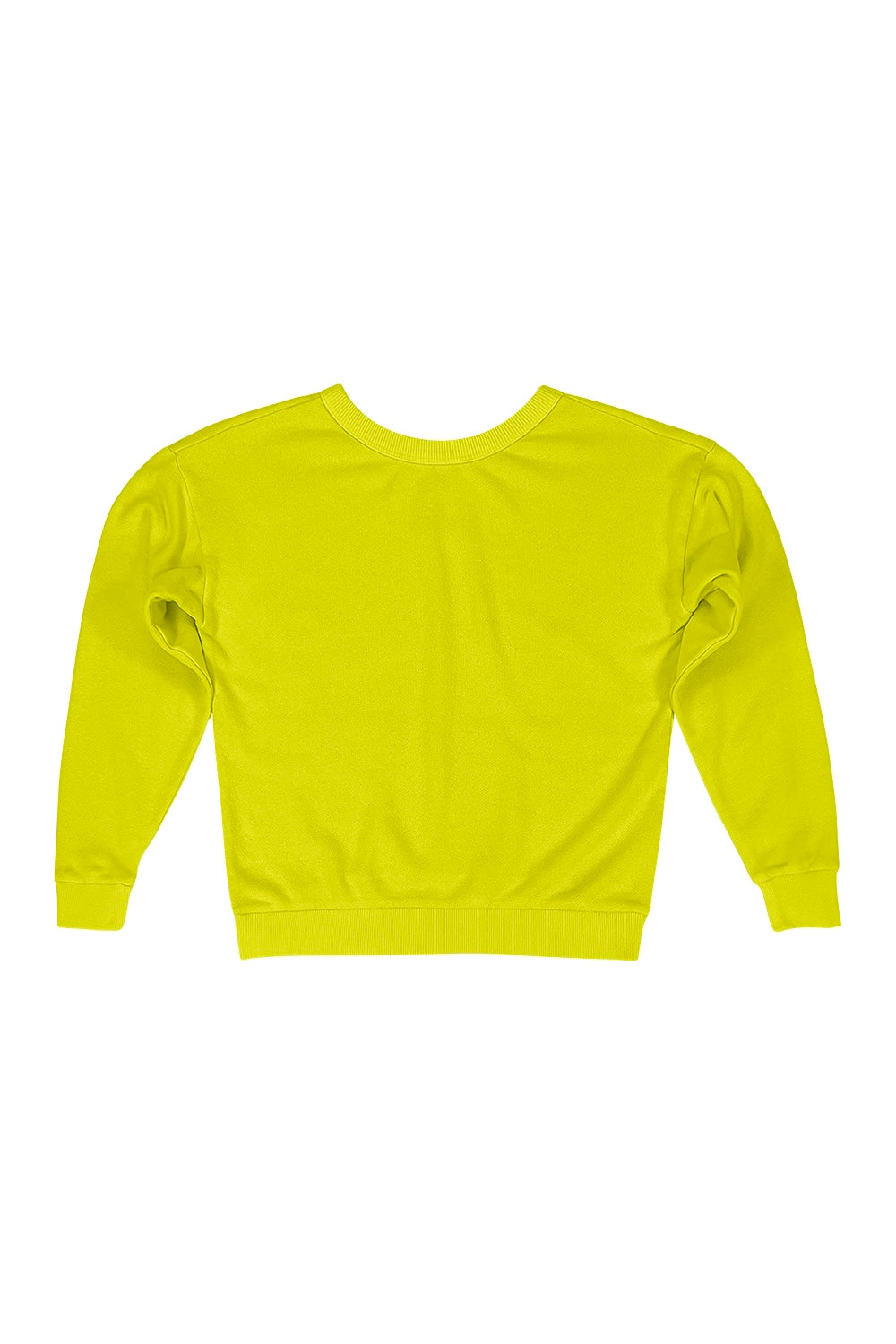 Crux Cropped Sweatshirt - Sale Colors | Jungmaven Hemp Clothing & Accessories / Color: Limelight