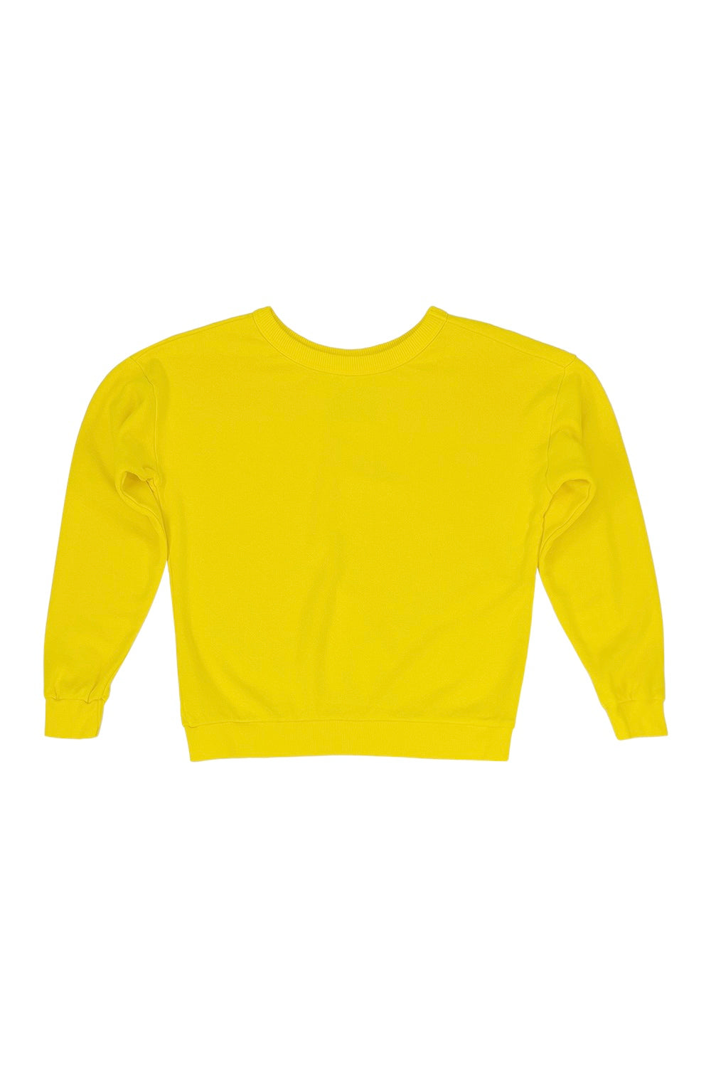 Crux Cropped Sweatshirt | Jungmaven Hemp Clothing & Accessories / Color: Sunshine Yellow
