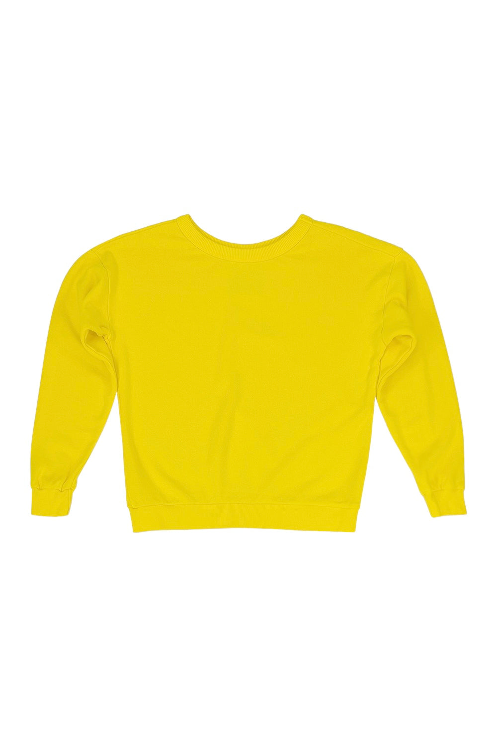 Crux Cropped Sweatshirt - Sale Colors | Jungmaven Hemp Clothing & Accessories / Color: Sunshine Yellow