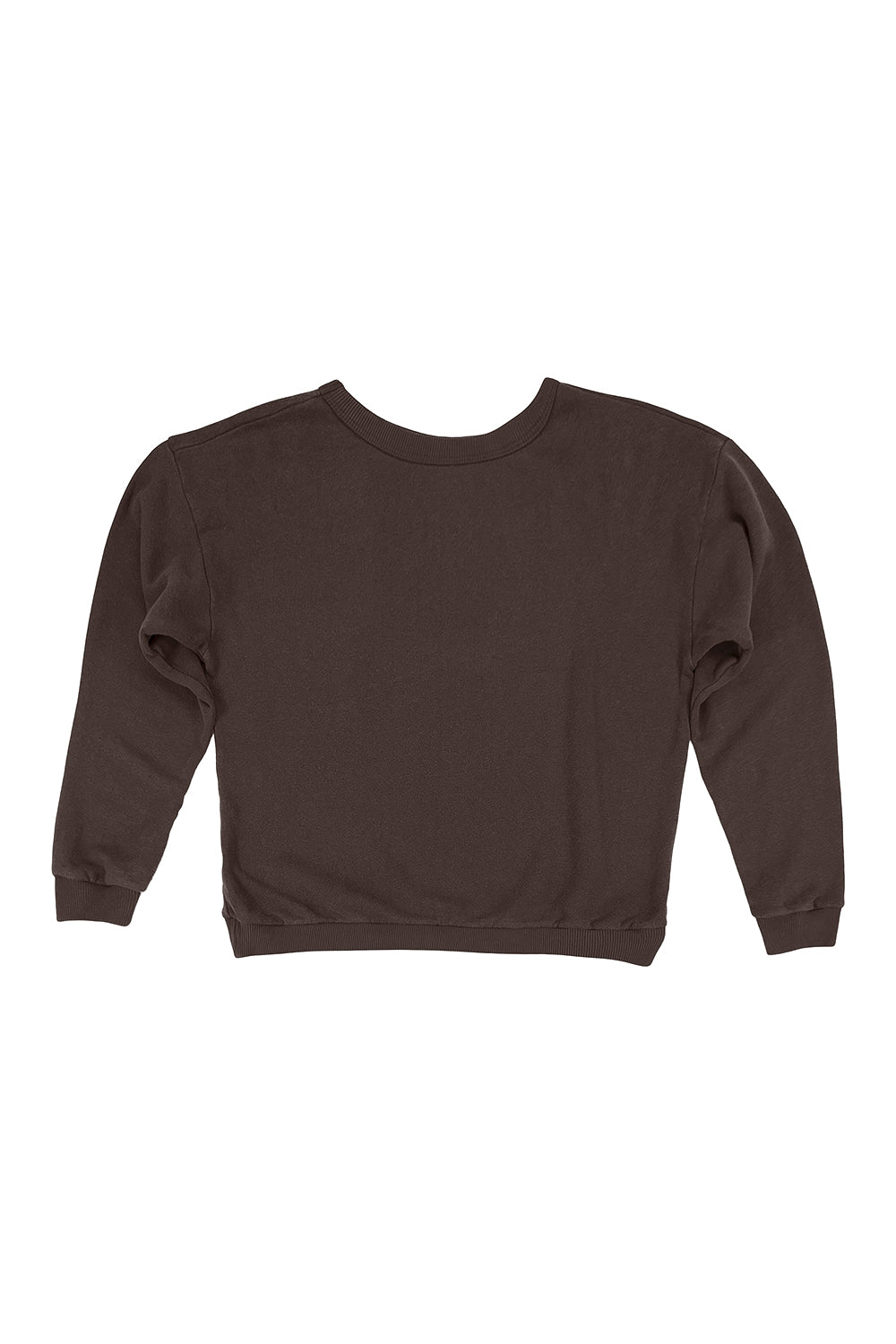 Crux Cropped Sweatshirt - Sale Colors | Jungmaven Hemp Clothing & Accessories / Color: Coffee Bean