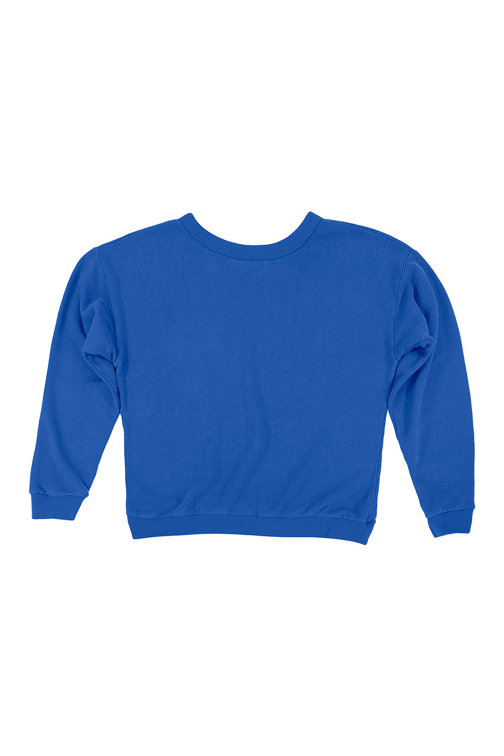 Crux Cropped Sweatshirt | Jungmaven Hemp Clothing & Accessories / Color: Galaxy Blue
