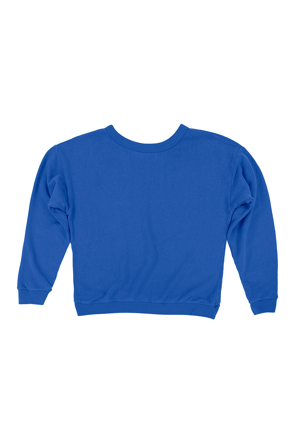 Crux Cropped Sweatshirt - Sale Colors | Jungmaven Hemp Clothing & Accessories / Color: Galaxy Blue