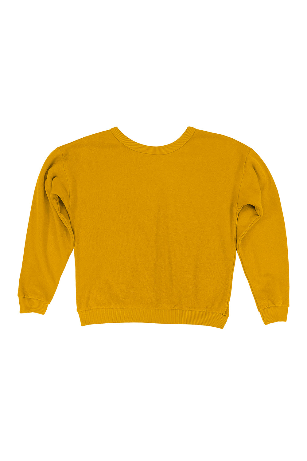 Crux Cropped Sweatshirt - Sale Colors | Jungmaven Hemp Clothing & Accessories / Color: Spicy Mustard