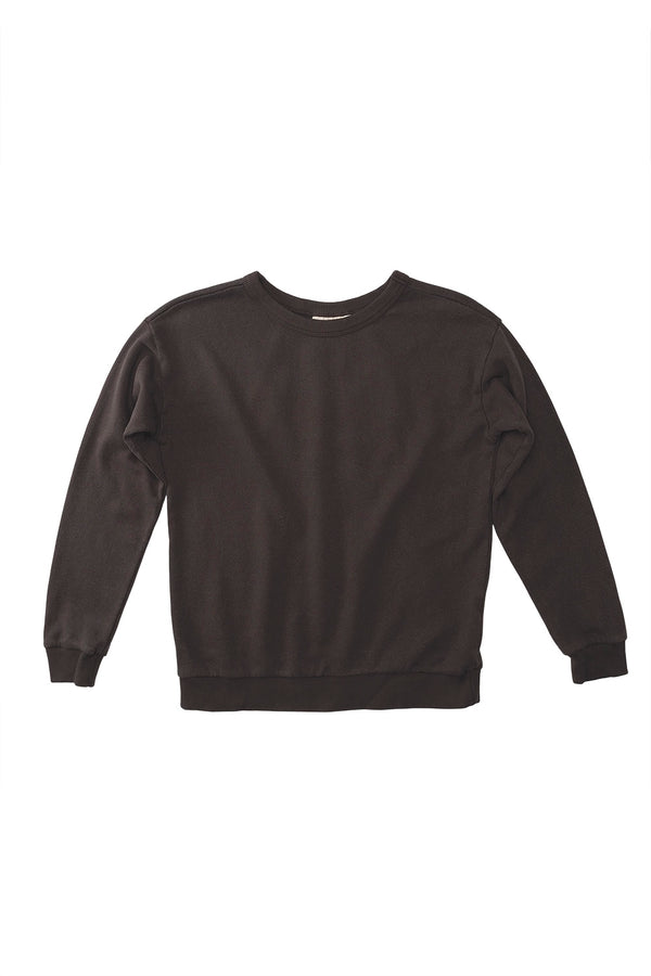 Crux Cropped Sweatshirt | Jungmaven Hemp Clothing & Accessories / Color: Coffee Bean