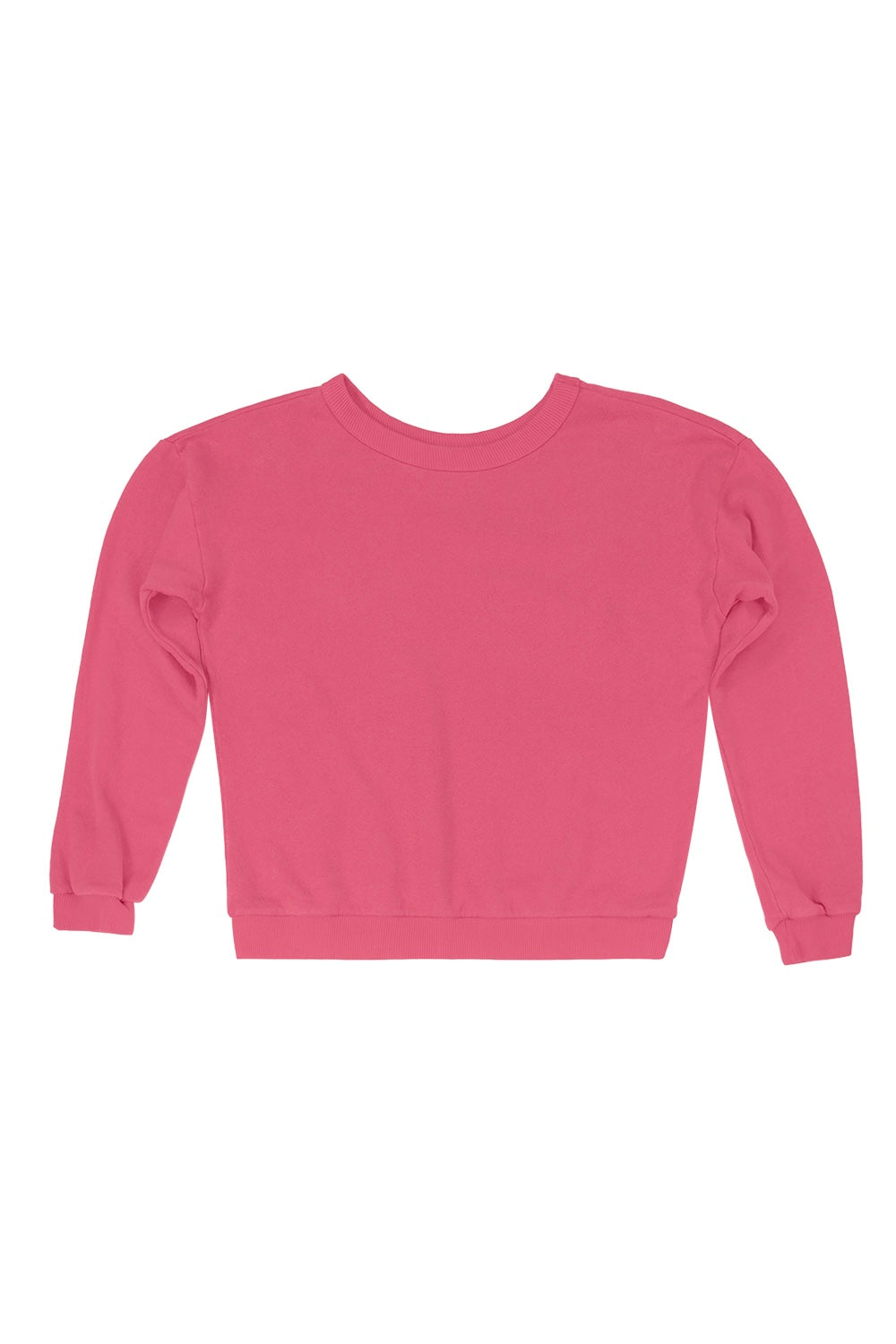 Crux Cropped Sweatshirt - Sale Colors | Jungmaven Hemp Clothing & Accessories / Color: Sunset Coral