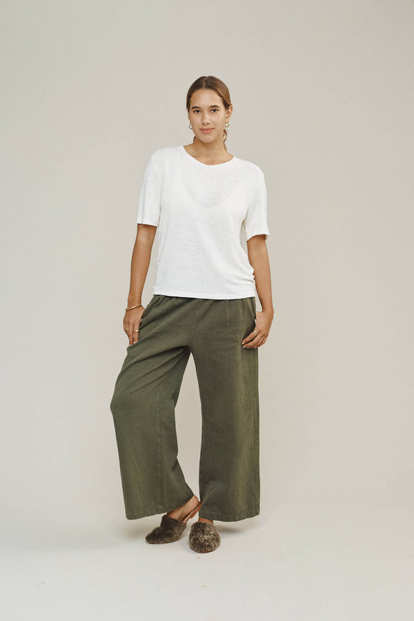 Dakota - 100% Hemp Cropped Tee | Jungmaven Hemp Clothing & Accessories / Color: