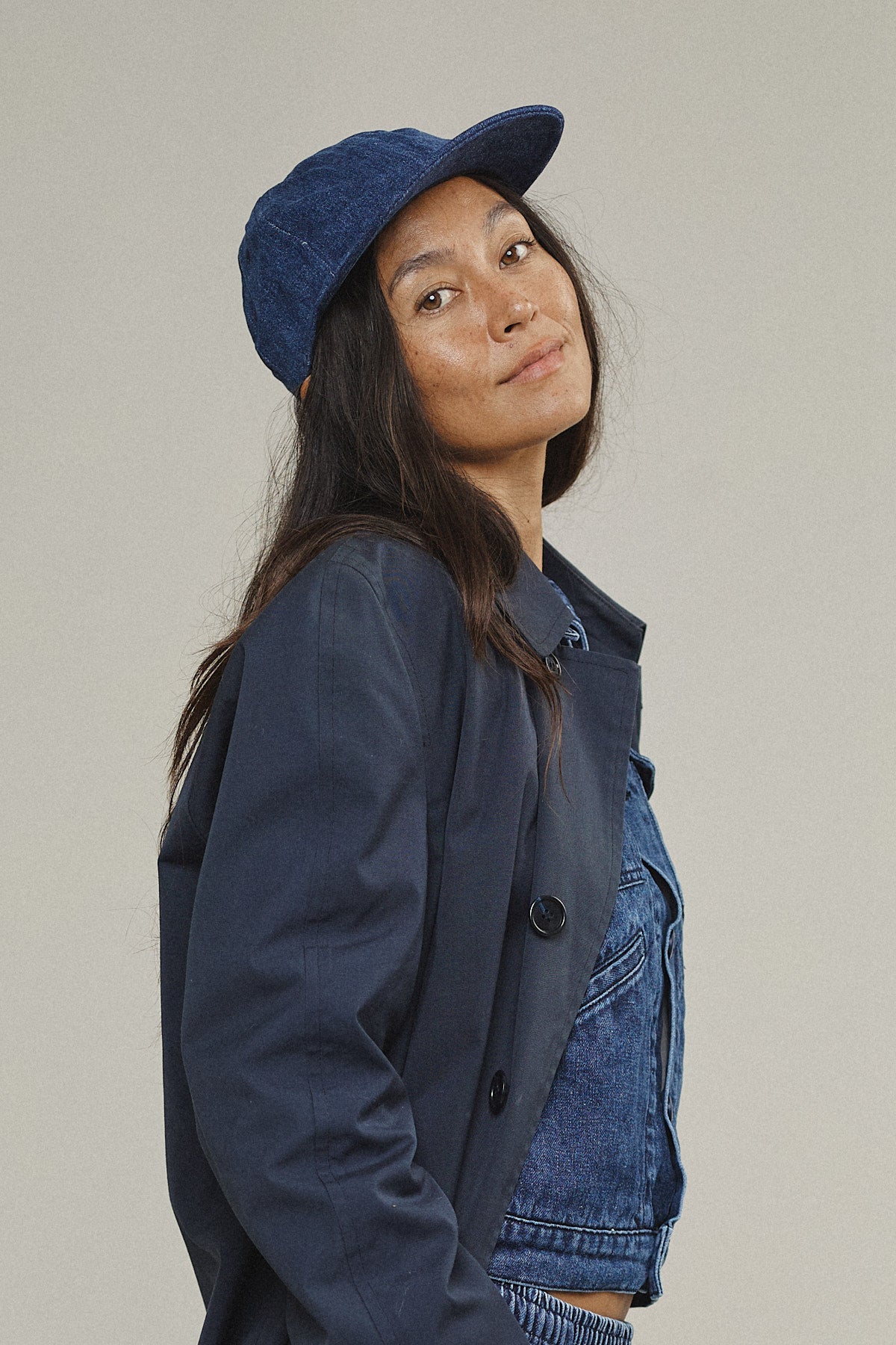 Denim Chenga Cap | Jungmaven Hemp Clothing & Accessories / Color: