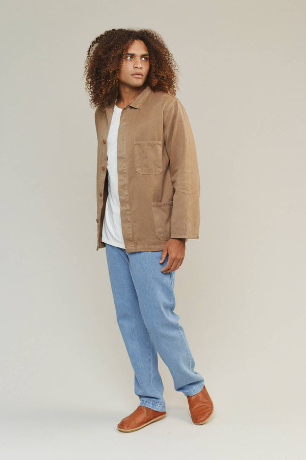 Denim Pacific Coast Pant | Jungmaven Hemp Clothing & Accessories / model_desc: Davon is 6’0” wearing M