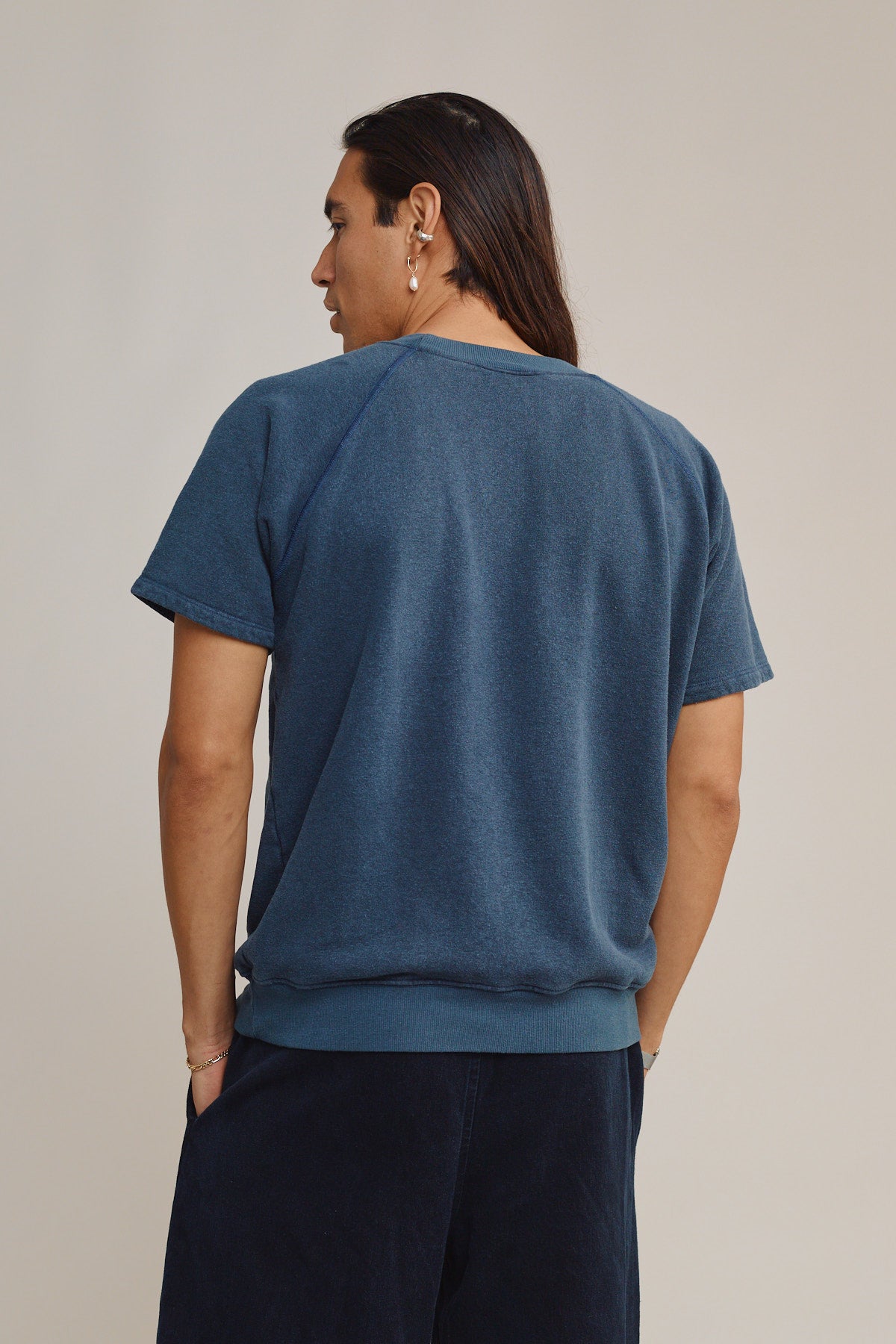 Heathered Magnuson Short Sleeve Raglan | Jungmaven Hemp Clothing