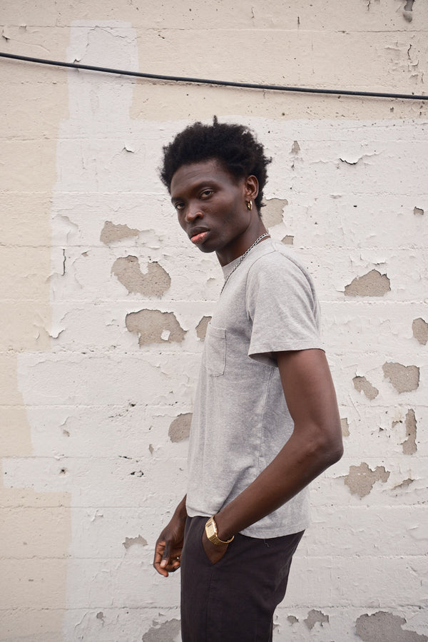 Heathered Jung Pocket Tee | Jungmaven Hemp Clothing & Accessories / Color: