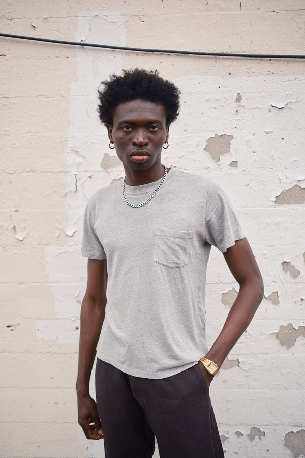 Heathered Jung Pocket Tee | Jungmaven Hemp Clothing & Accessories / Color: