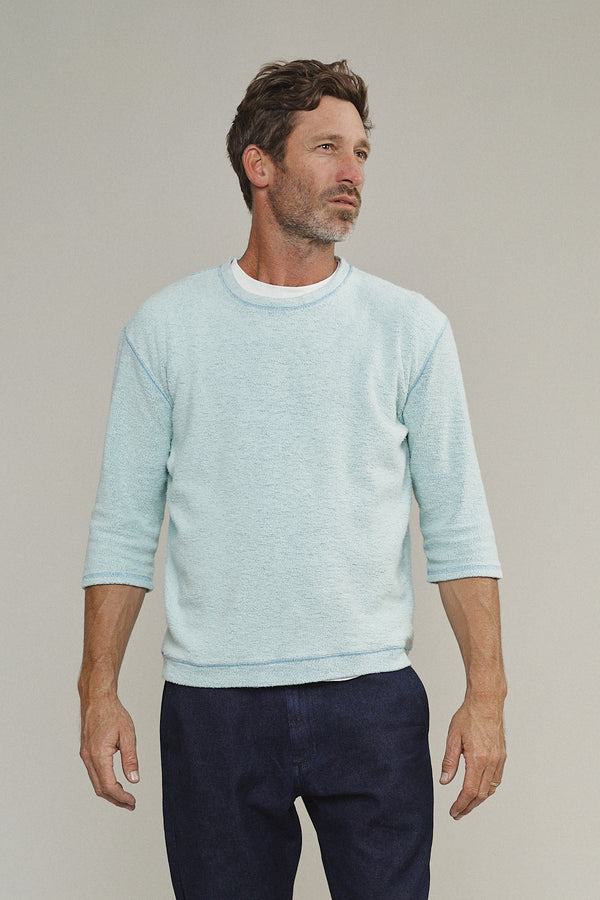 Heathered Duke 3/4 Sleeve Sherpa | Jungmaven Hemp Clothing & Accessories / Color:
