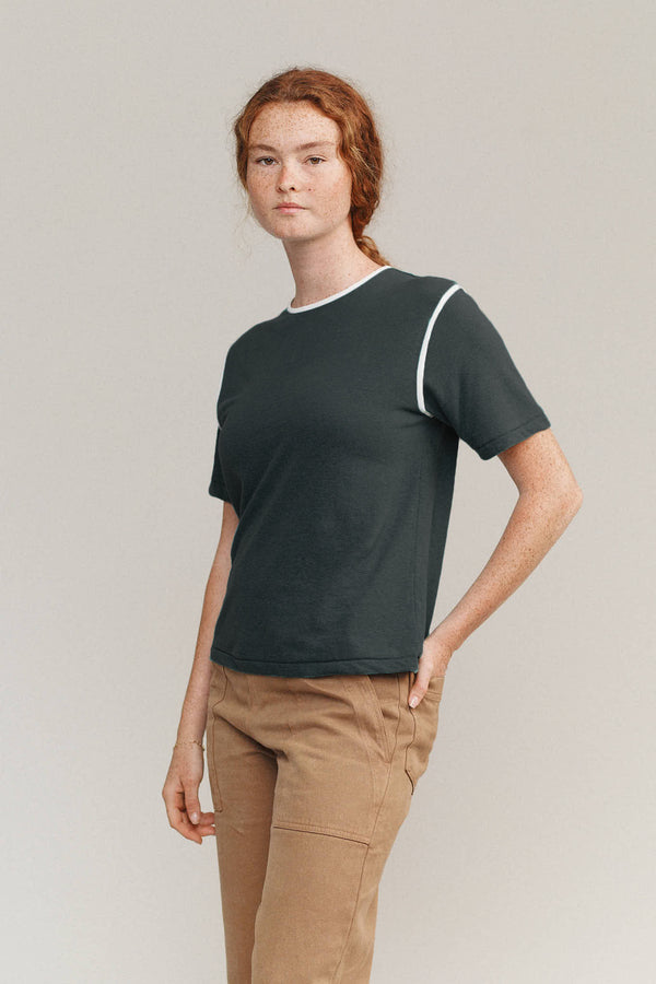 Dunphy Tee | Jungmaven Hemp Clothing & Accessories / model_desc: Sydney is 5’8” wearing M