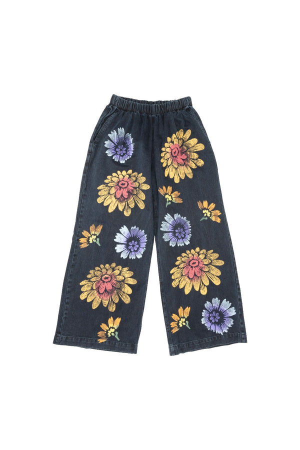 Dahlia Disco Denim Pant | Jungmaven Hemp Clothing & Accessories / Color: Black