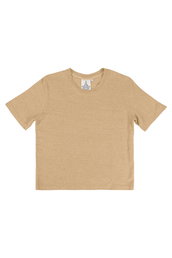 Dakota - 100% Hemp Cropped Tee | Jungmaven Hemp Clothing & Accessories / Color: Oat Milk