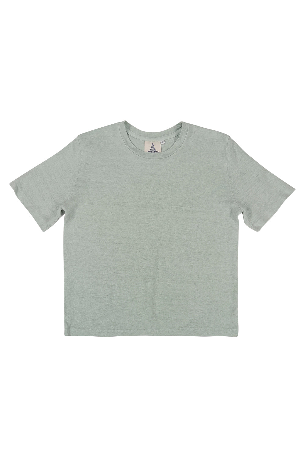Dakota - 100% Hemp Cropped Tee | Jungmaven Hemp Clothing & Accessories / Color: Seafoam Green