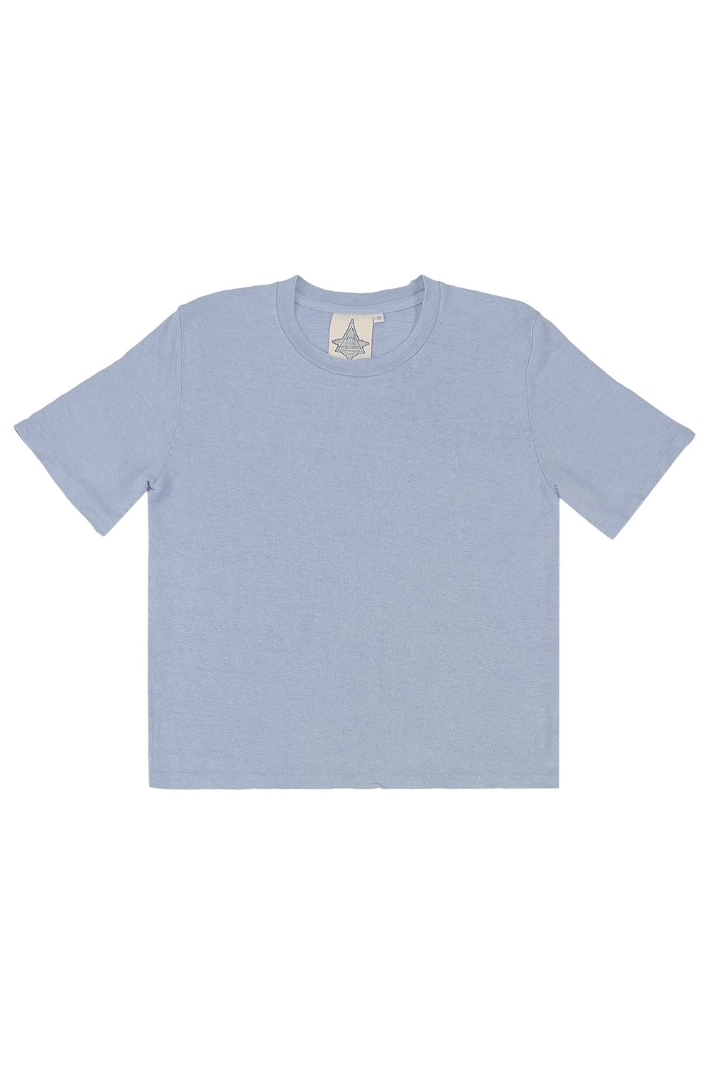 Dakota - 100% Hemp Cropped Tee | Jungmaven Hemp Clothing & Accessories / Color:Coastal Blue