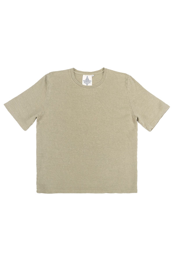 Dakota - 100% Hemp Cropped Tee | Jungmaven Hemp Clothing & Accessories / Color: Desert Khaki