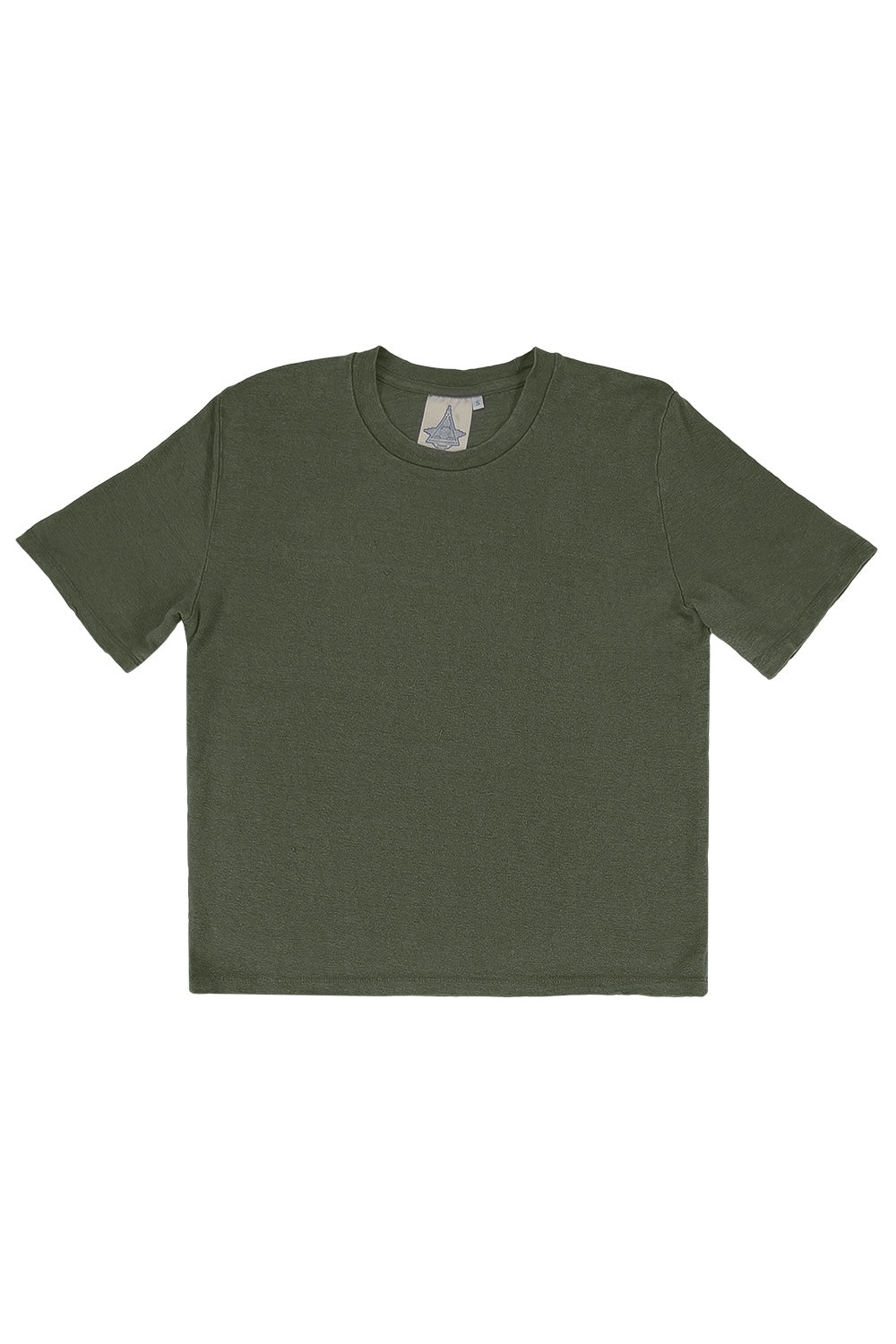 Dakota - 100% Hemp Cropped Tee | Jungmaven Hemp Clothing & Accessories / Color:Olive Green