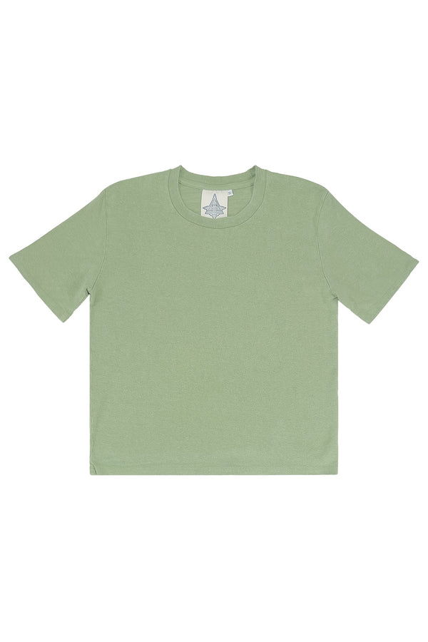 Dakota - 100% Hemp Cropped Tee | Jungmaven Hemp Clothing & Accessories / Color: Pistachio