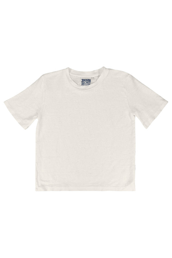 Dakota - 100% Hemp Cropped Tee | Jungmaven Hemp Clothing & Accessories / Color: Washed White