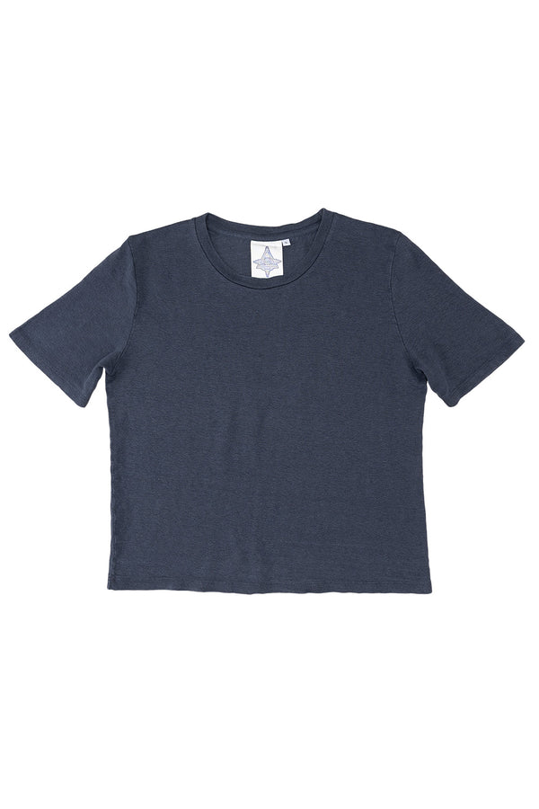 Dakota - 100% Hemp Cropped Tee | Jungmaven Hemp Clothing & Accessories / Color: Navy