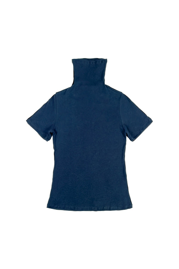 Dash Mock Neck | Jungmaven Hemp Clothing & Accessories / Color: Navy