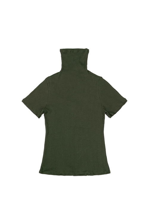 Dash Mock Neck | Jungmaven Hemp Clothing & Accessories / Color: Olive Green