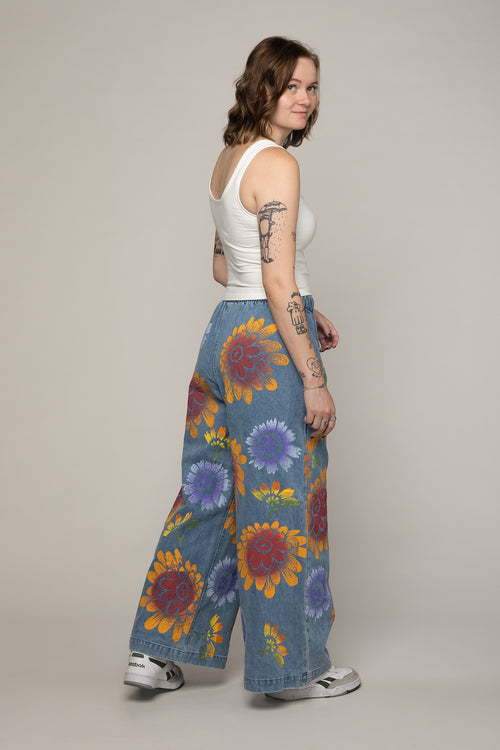 Dahlia Denim Disco Pant