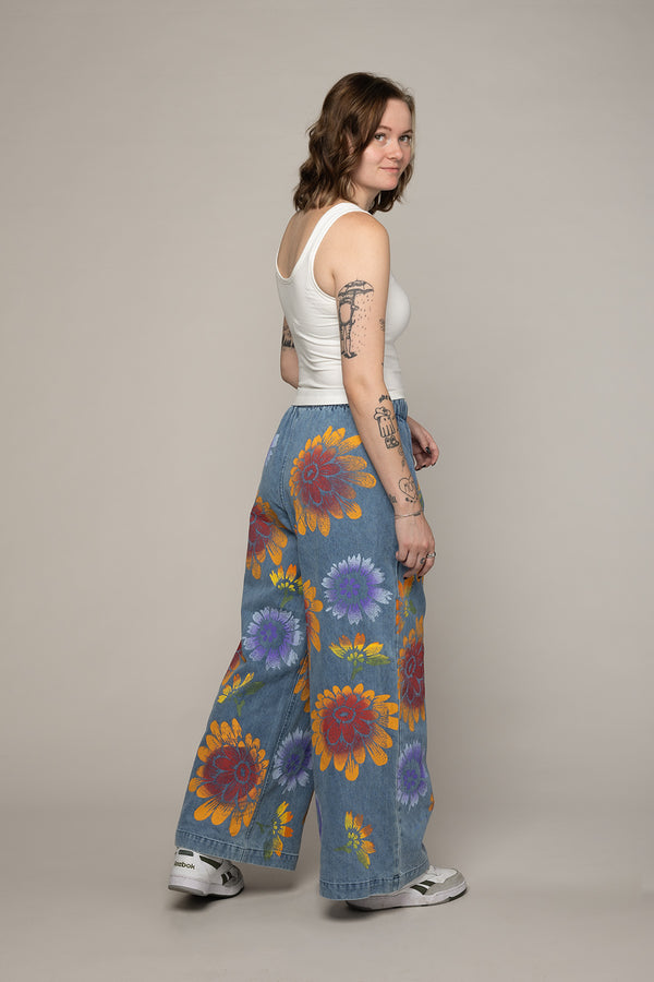 Dahlia Denim Disco Pant | Jungmaven Hemp Clothing & Accessories / Color:
