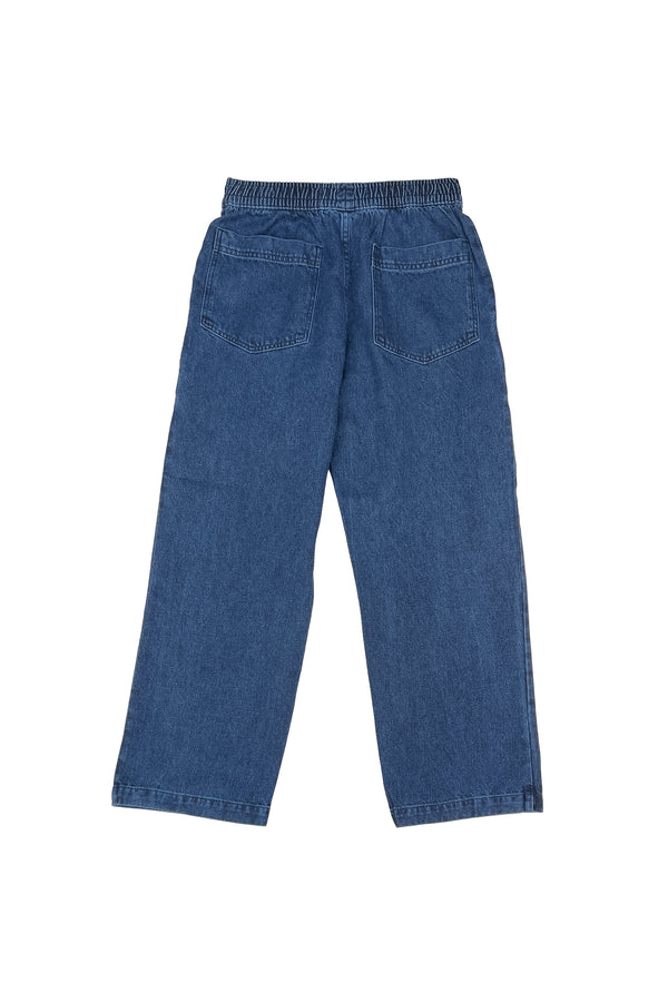 Denim Ocean Pant | Jungmaven Hemp Clothing & Accessories / model_desc: Medium Back