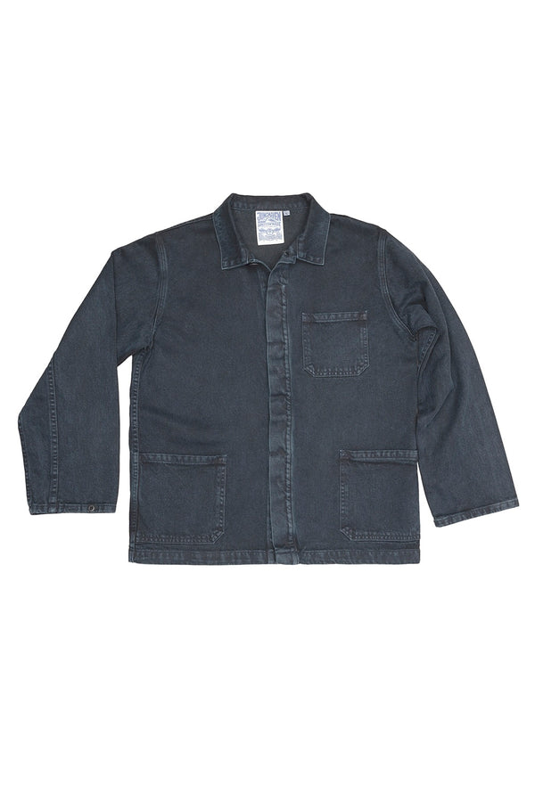 Denim Olympic Jacket | Jungmaven Hemp Clothing & Accessories / Color: Black