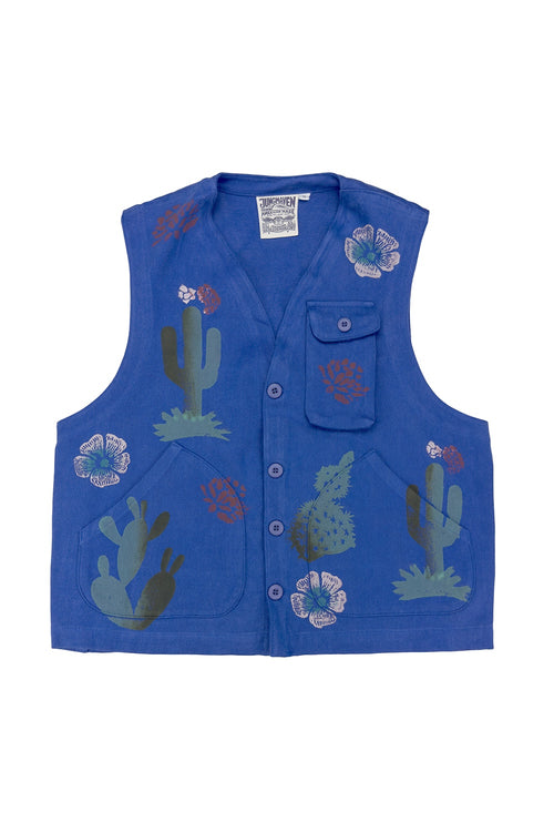 Desert Floral  Falcon Vest | Jungmaven Hemp Clothing & Accessories / Color: Grape Soda