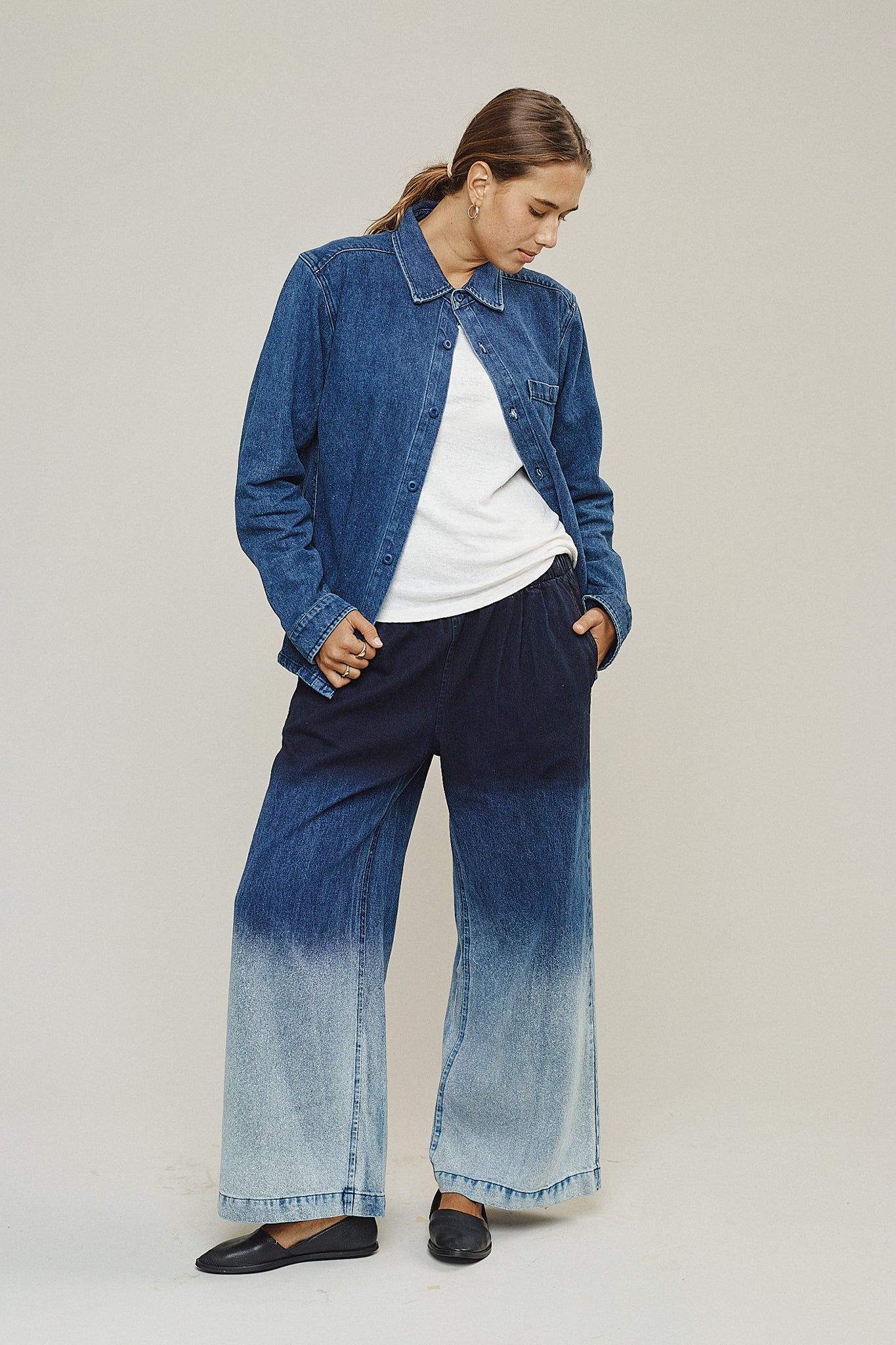 Ombre Disco Denim Pant | Jungmaven Hemp Clothing & Accessories / Color: