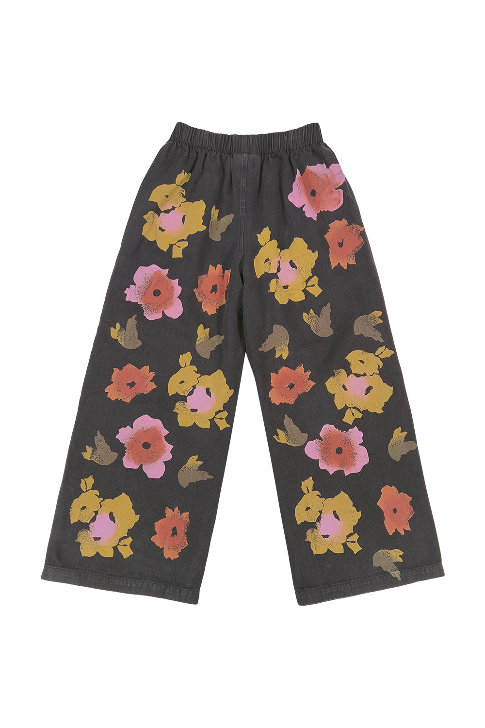 Floral Disco Twill Pant | Jungmaven Hemp Clothing & Accessories / model_desc: back in black