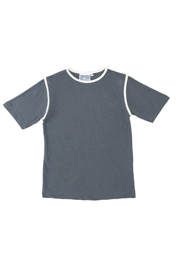 Dunphy Tee | Jungmaven Hemp Clothing & Accessories / Color: Diesel Gray