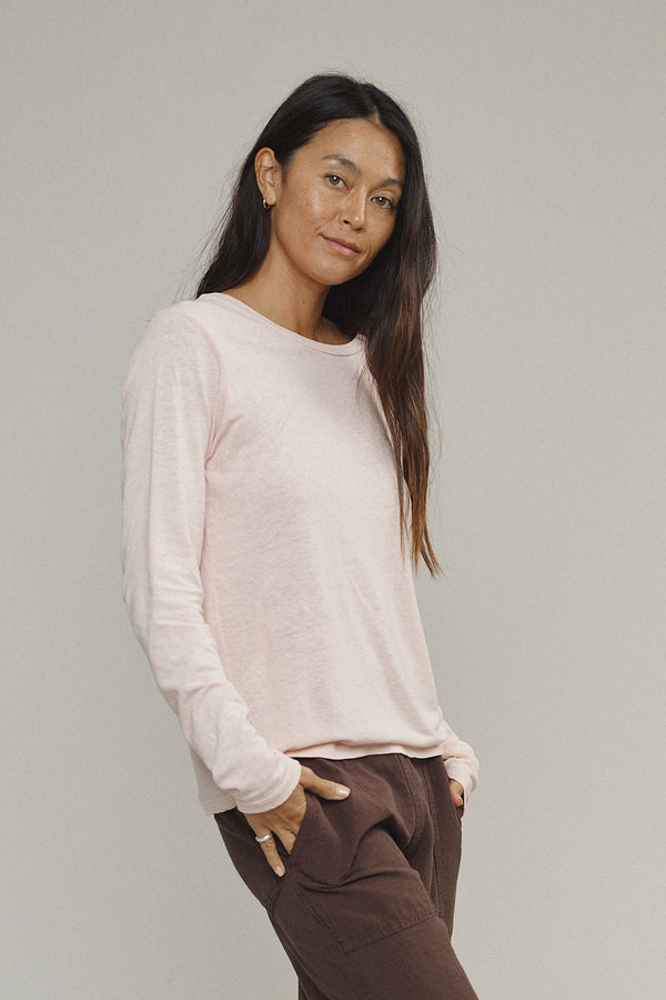Encanto Long Sleeve Tee | Jungmaven Hemp Clothing & Accessories / model_desc: Tamiko is 5’8” wearing S