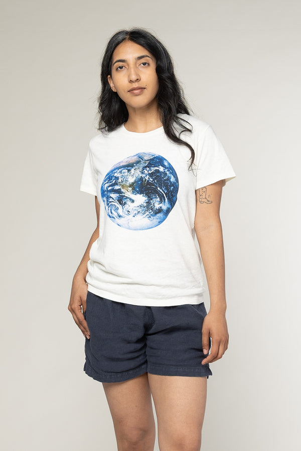 Earth Lorel Tee | Jungmaven Hemp Clothing & Accessories / model_desc: Davina is 5’7” wearing S