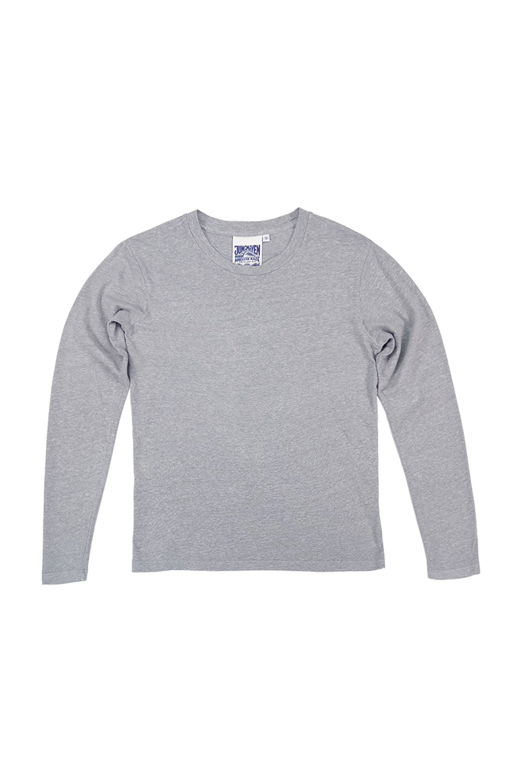 Heathered Encanto Long Sleeve Tee | Jungmaven Hemp Clothing & Accessories / Color: Athletic Gray