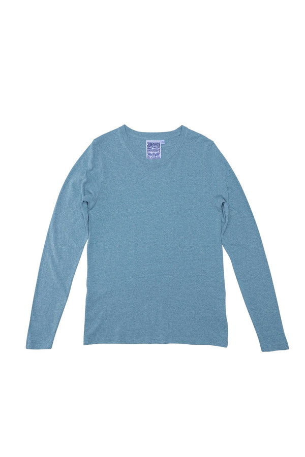 Heathered Encanto Long Sleeve Tee | Jungmaven Hemp Clothing & Accessories / Color: Blue Heaven
