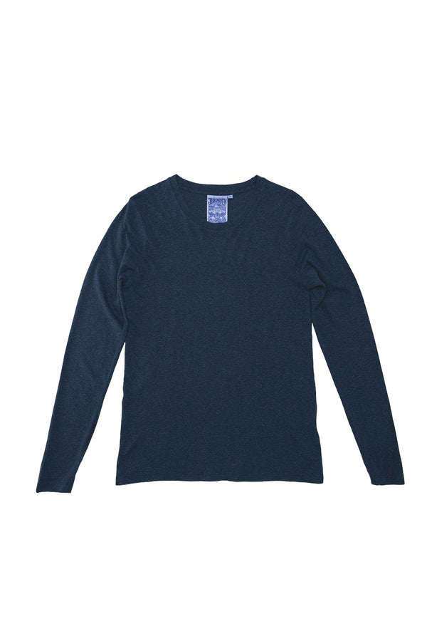 Heathered Encanto Long Sleeve Tee | Jungmaven Hemp Clothing & Accessories / Color: Navy