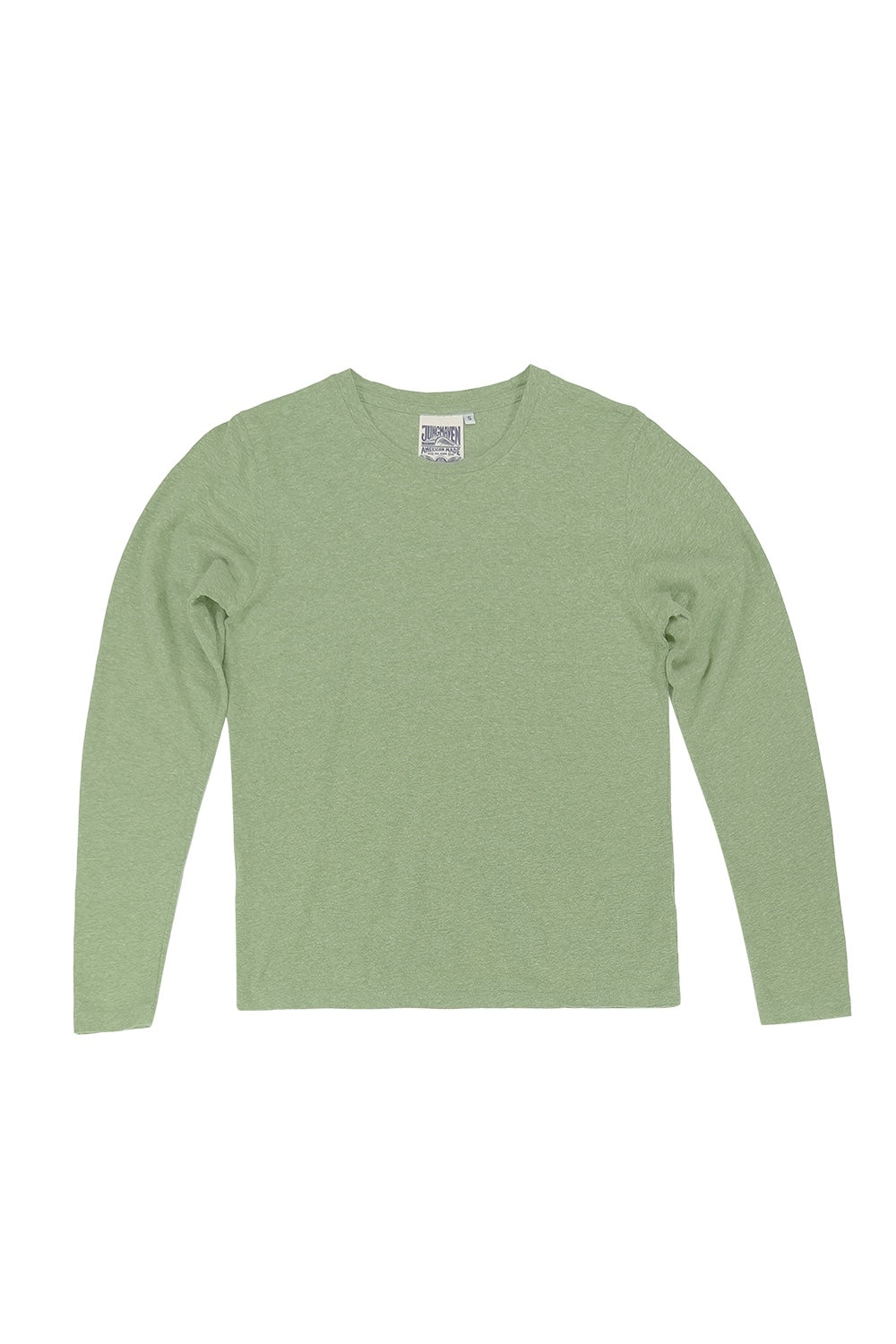 Heathered Encanto Long Sleeve Tee | Jungmaven Hemp Clothing & Accessories / Color: Pistachio