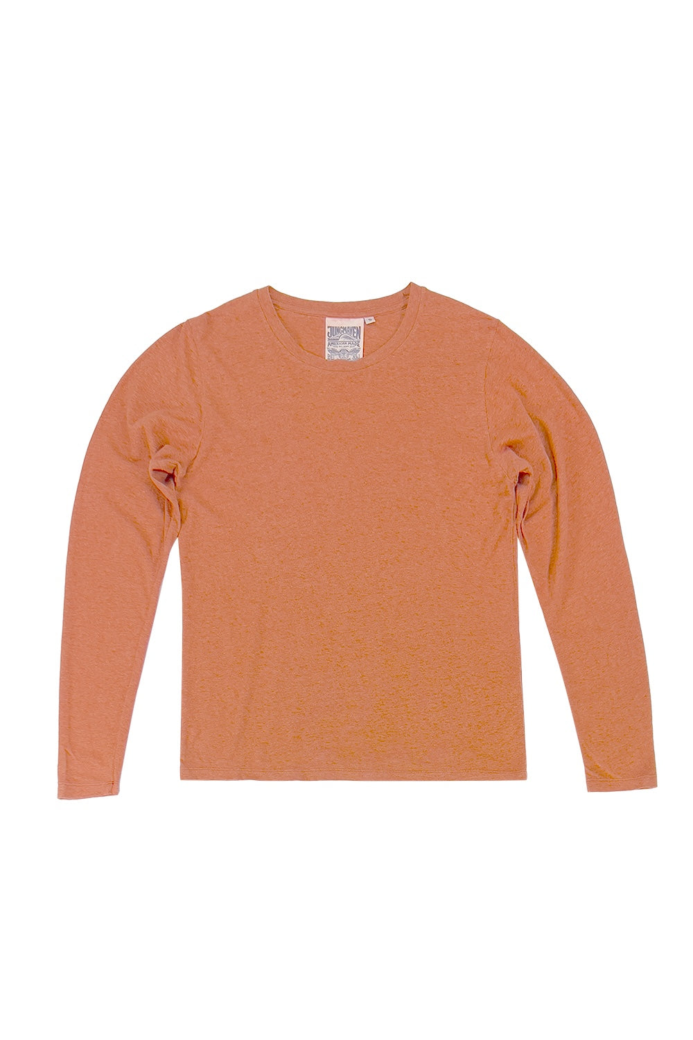 Heathered Encanto Long Sleeve Tee | Jungmaven Hemp Clothing & Accessories / Color: Rooibos Tea