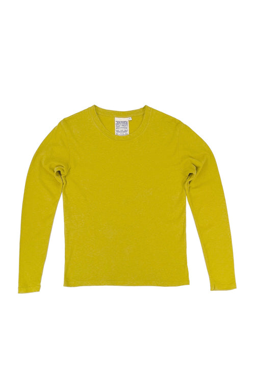 Encanto Long Sleeve Tee - Sale Colors | Jungmaven Hemp Clothing & Accessories / Color: Citrine Yellow