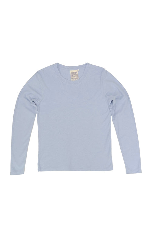 Encanto Long Sleeve Tee - Sale Colors | Jungmaven Hemp Clothing & Accessories / Color: Coastal Blue