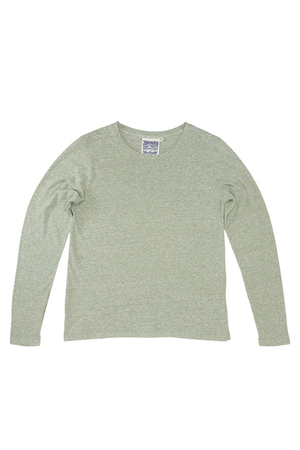 Heathered Encanto Long Sleeve Tee | Jungmaven Hemp Clothing & Accessories / Color: Agave Green