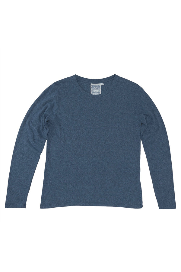 Heathered Encanto Long Sleeve Tee | Jungmaven Hemp Clothing & Accessories / Color: Deep Indigo